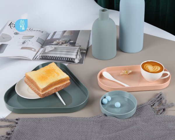 幾何創意置物(wù)盤套裝(zhuang)-5405